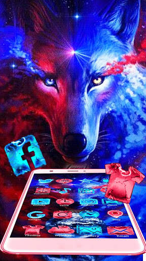 Neon, Fire, Wolf Themes, Live Wallpaper screenshot 3