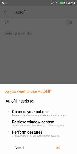 Autofill screenshot 3