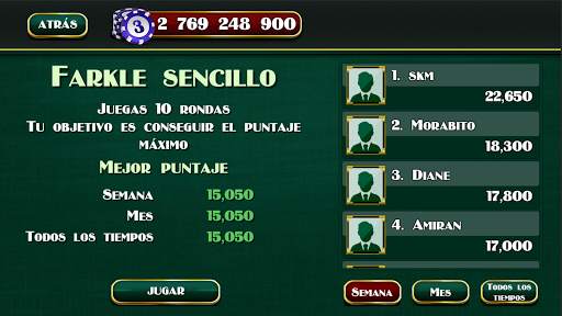 Farkle screenshot 2