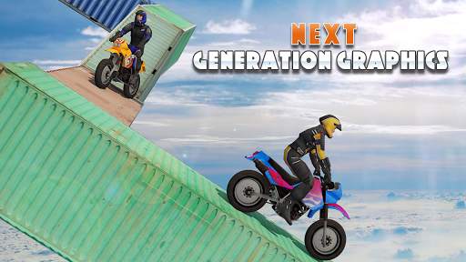 Stunt Bike Racing Impossible Tracks Stunt Games screenshot 3