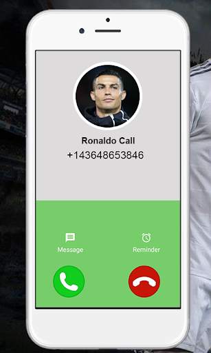 Ronaldo Video Call Prank screenshot 1