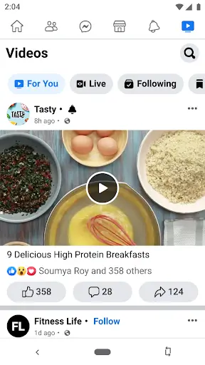 Facebook Lite screenshot 2