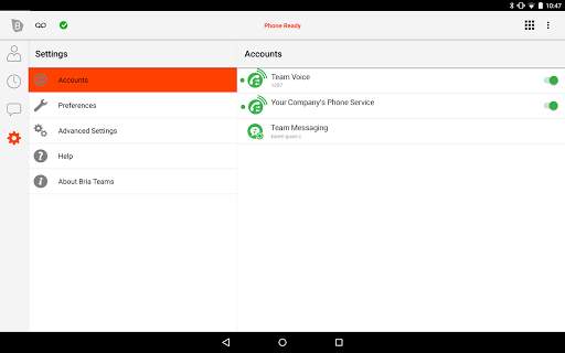 Bria Enterprise 11 تصوير الشاشة
