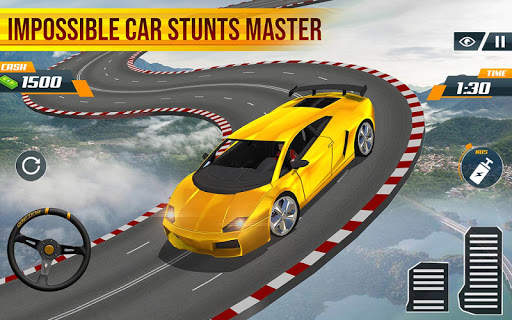 Speed Car Stunts 2018: Extreme Tracks Racing Games screenshot 4