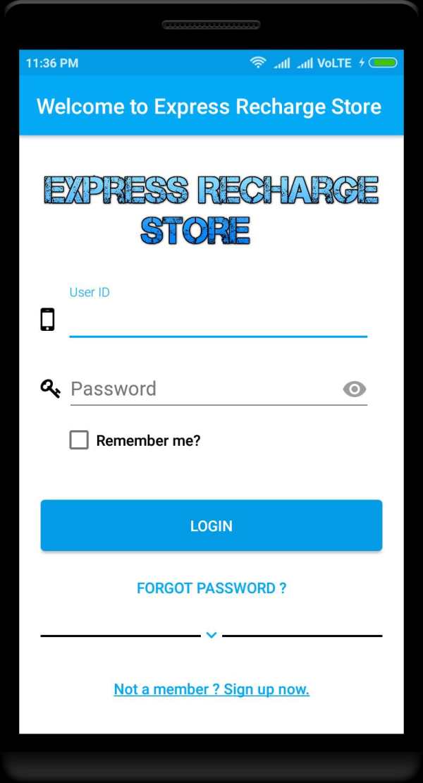 Express Recharge Store screenshot 1