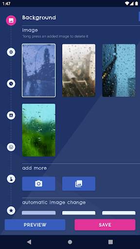 Rain Water Live Wallpaper screenshot 1