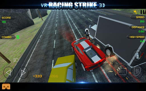 Racing Strike 3D/VR : Virtual Stunt Free Car Games screenshot 1