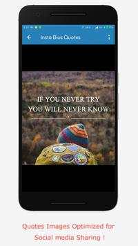 Insta Bios Quotes screenshot 4