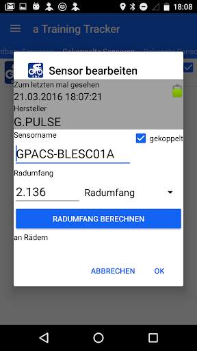 a Training Tracker (ANT  BTLE) screenshot 8