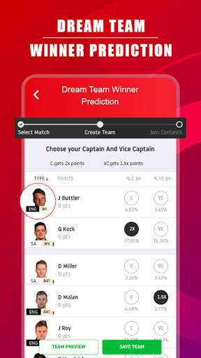 Guide for Dream11 Team - Dream11 prediction screenshot 3