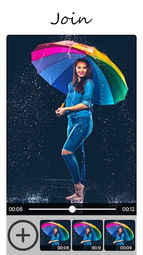 Rain Video Music -Photo Editor screenshot 1