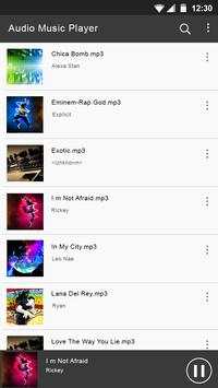 Audio Music Player screenshot 1