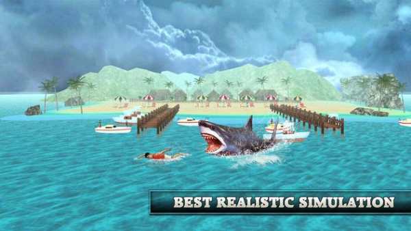 Blue whale : Angry Shark Sim 2018 screenshot 2