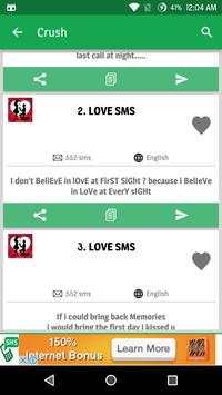 Crush-SMS Collection & Message screenshot 3