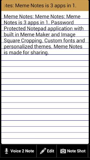 Meme Notes - 3 Apps In 1 screenshot 1
