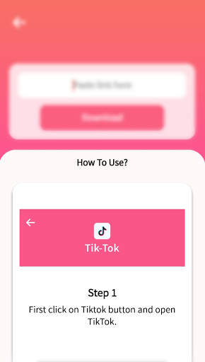 Downloader For TikTok - Free Without Watermark स्क्रीनशॉट 2