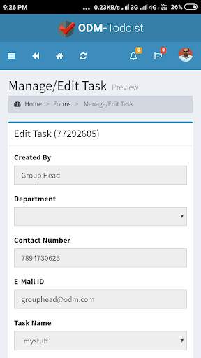 ODM-Todoist скриншот 8