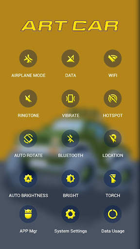 Cartoon Art Car APUS Launcher Theme screenshot 3