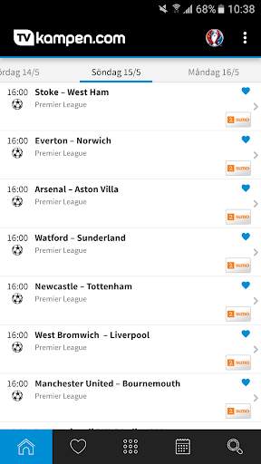 TVkampen.com sport på TV screenshot 1