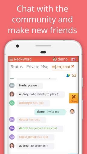 Rackword - Free real-time multiplayer word game screenshot 7