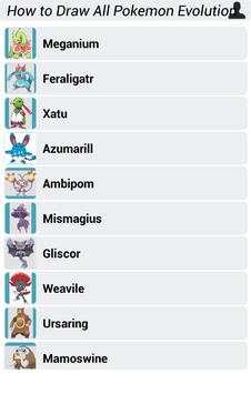 How to Draw All Pokemon Evolution screenshot 4