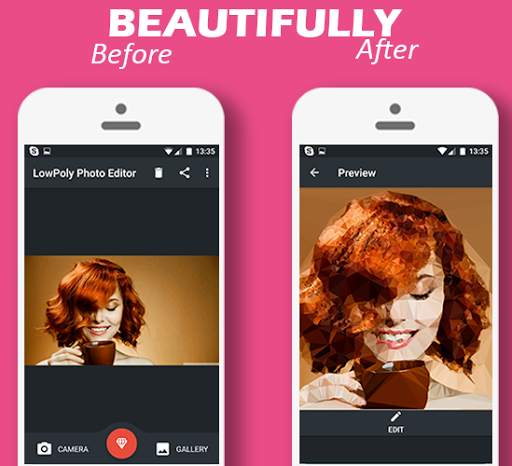 Photo Polygon Art Editor 2 تصوير الشاشة