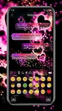 Sparkling Heart - Emoji Keyboard, Free screenshot 3