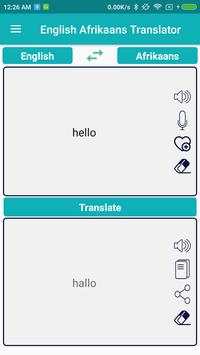 English Afrikaans Translator скриншот 3