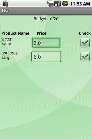 Shopping List XS screenshot 3