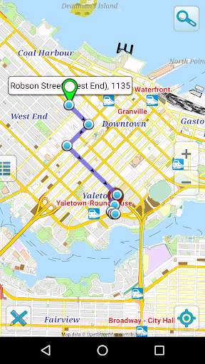Map of Vancouver offline screenshot 5