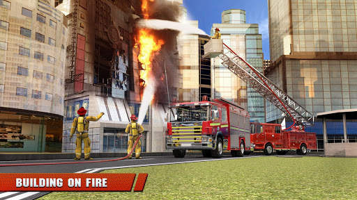 Fire Truck Driving Rescue Sim screenshot 3