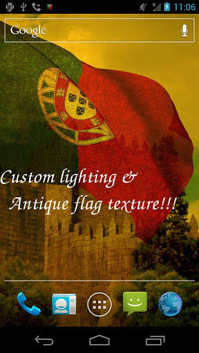 Portugal Flag Live Wallpaper screenshot 3
