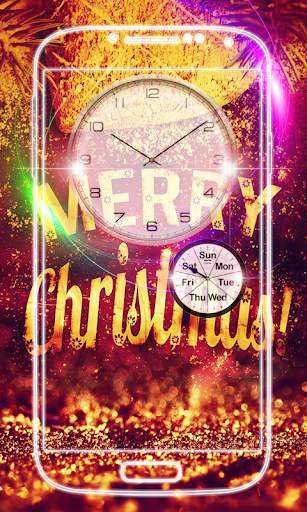 Christmas Clock Live Wallpaper screenshot 3