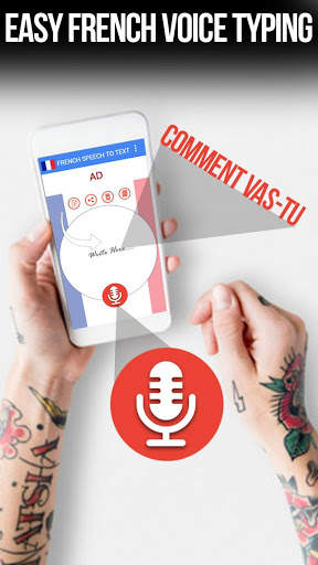 French voice typing – Speech to text скриншот 1