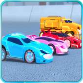 Watch Out Car battle racing logo