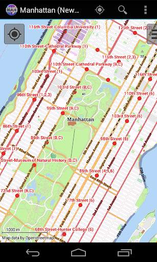 Manhattan City Map Lite screenshot 1