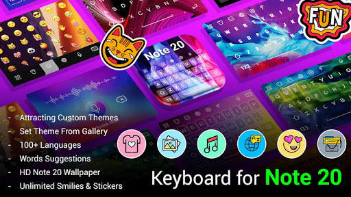 Keyboard for Galaxy Note 20 Ultra screenshot 1