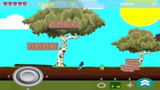8 bit jump gioco Super Jump Ninja Shadow arcade screenshot 2