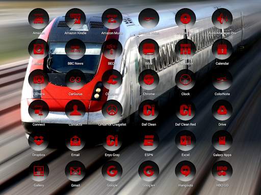 Daf Clean Red Icon Pack screenshot 14