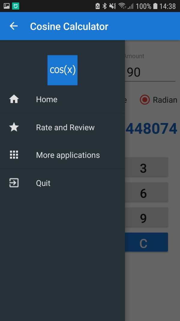 Cosine Calculator / cos(x) calculator 3 تصوير الشاشة
