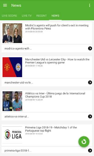 Soccer Score Live screenshot 4