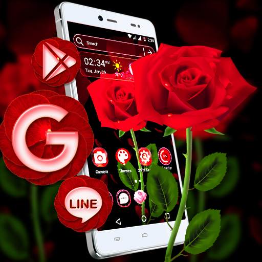 Rose Launcher Theme 4.1
