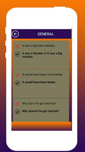 English Common Mistakes (offline-2019) screenshot 3