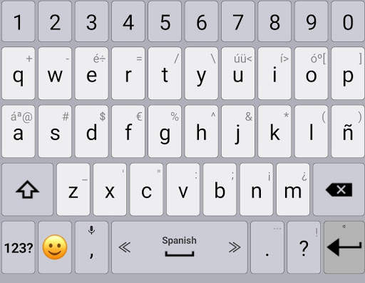 Spanish Language for AppsTech Keyboards screenshot 1