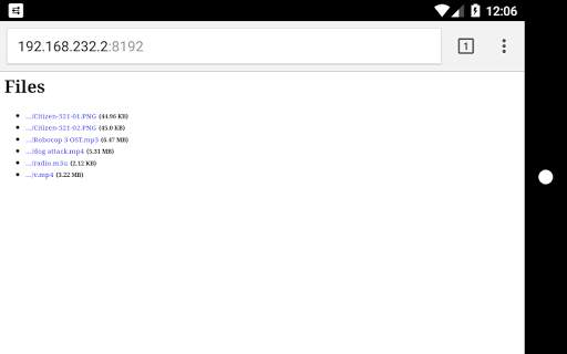 DLNAServer screenshot 4