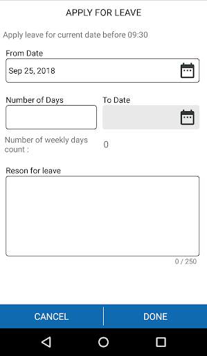 Haajri - Attendance App скриншот 4
