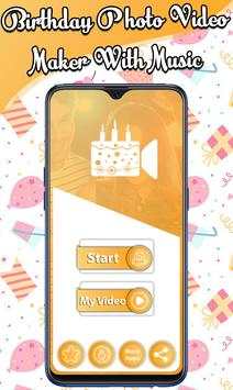 Birthday Photo Video Maker with Music:Video Editor screenshot 1