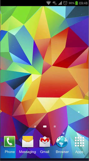 3D Galaxy S5 Parallax LWP screenshot 1
