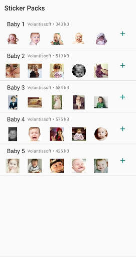 Baby Stickers for Whatsapp screenshot 1