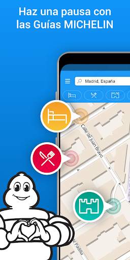ViaMichelin GPS, Ruta, Mapas screenshot 5